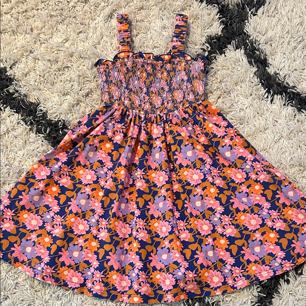 Matilda Jane Floral Kids Dress in Pink and Purple